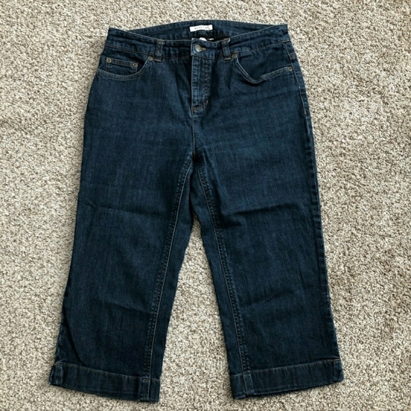 Jones New York Cropped Jeans - Picture 1 of 6